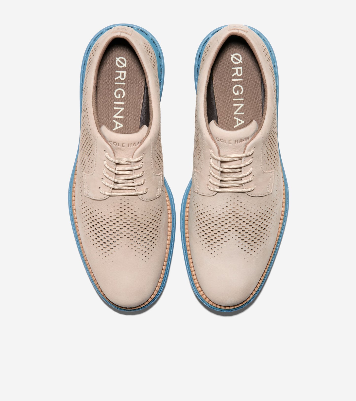 C40579:LT SESAME NUBUCK / CH NATURAL / PROVINCIAL BLUE