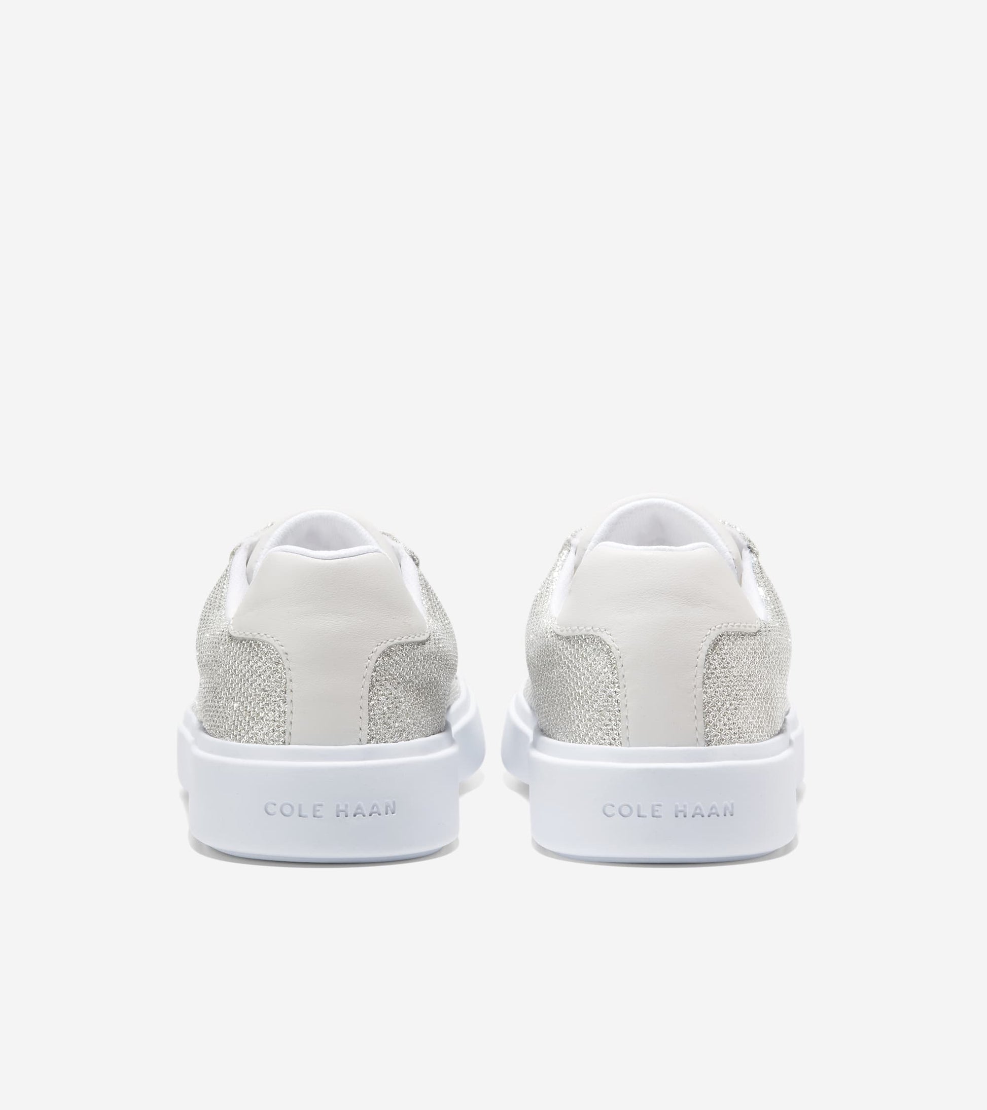 W29125:SILVER GLITTER MESH/OPTIC WHITE