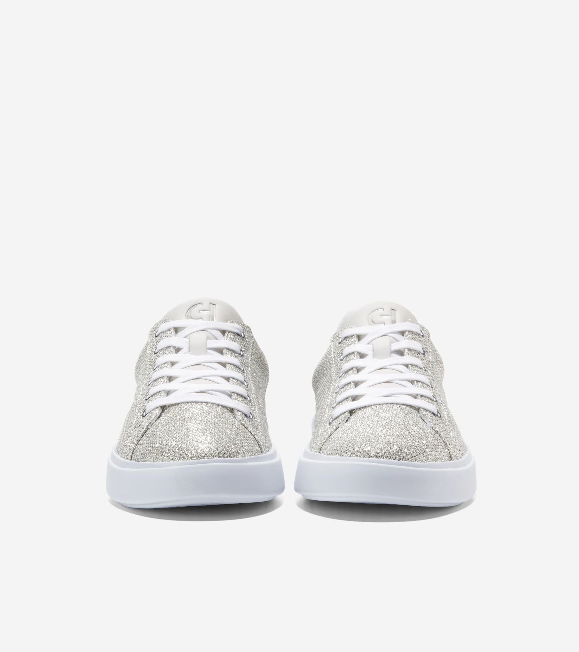 W29125:SILVER GLITTER MESH/OPTIC WHITE