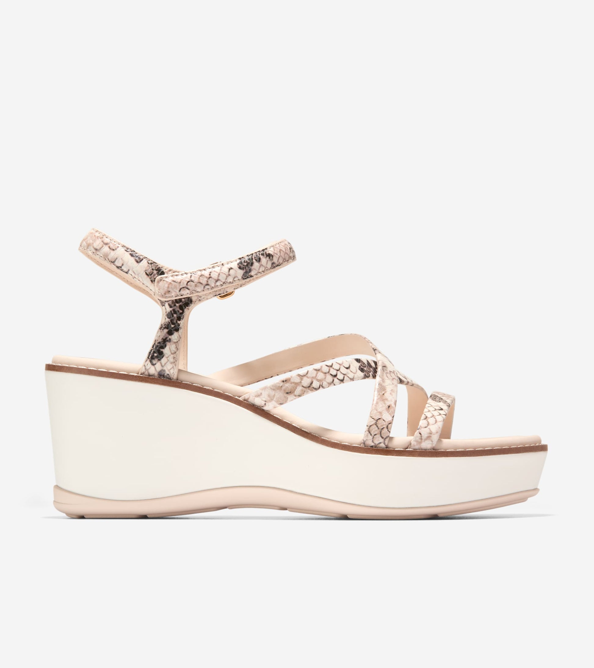 W36342:MOJAVE SNAKE PRINTED LEATHER / CH POWDER