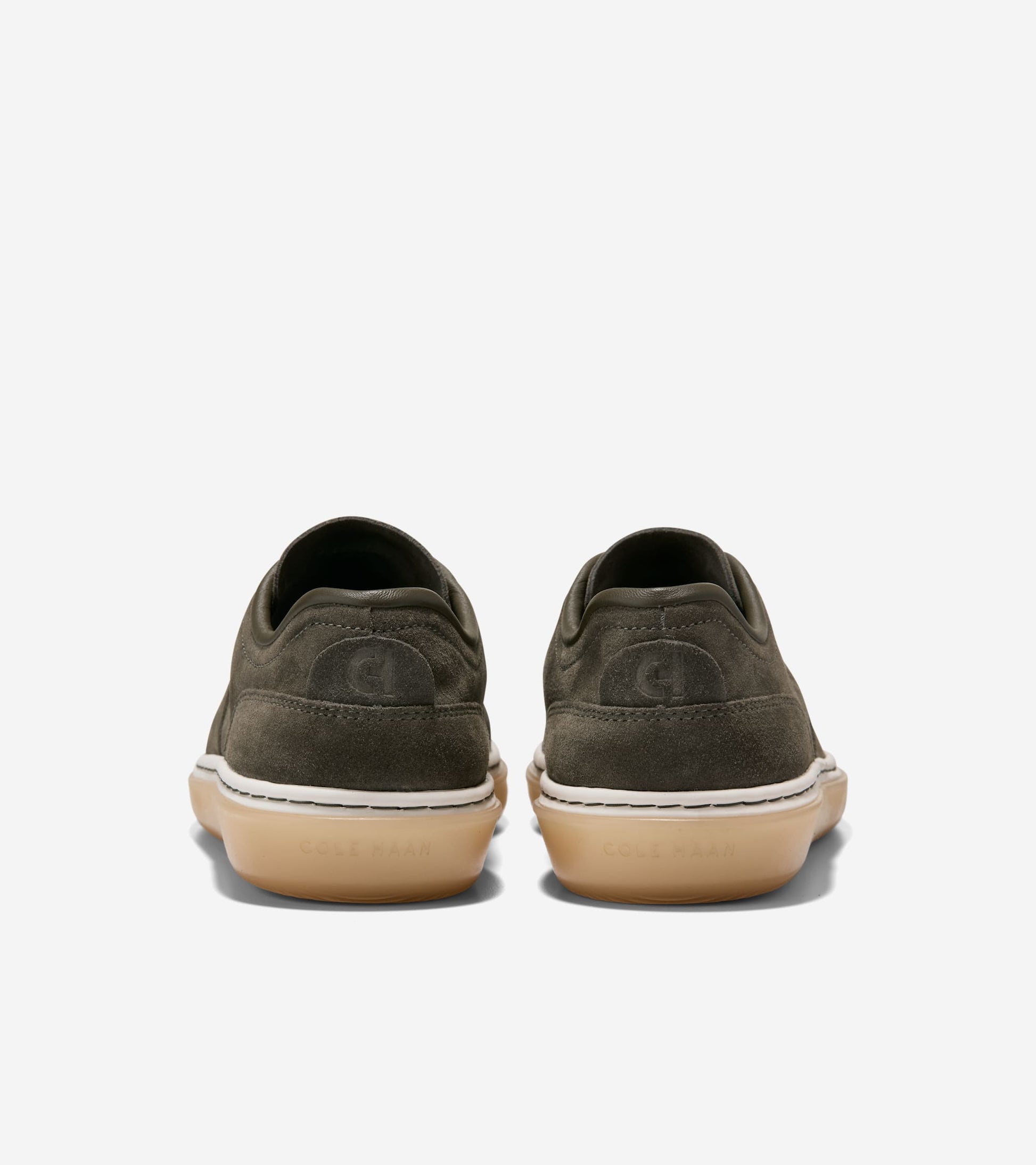 W38416:CH DEEP OLIVE SUEDE / NATURAL GUM