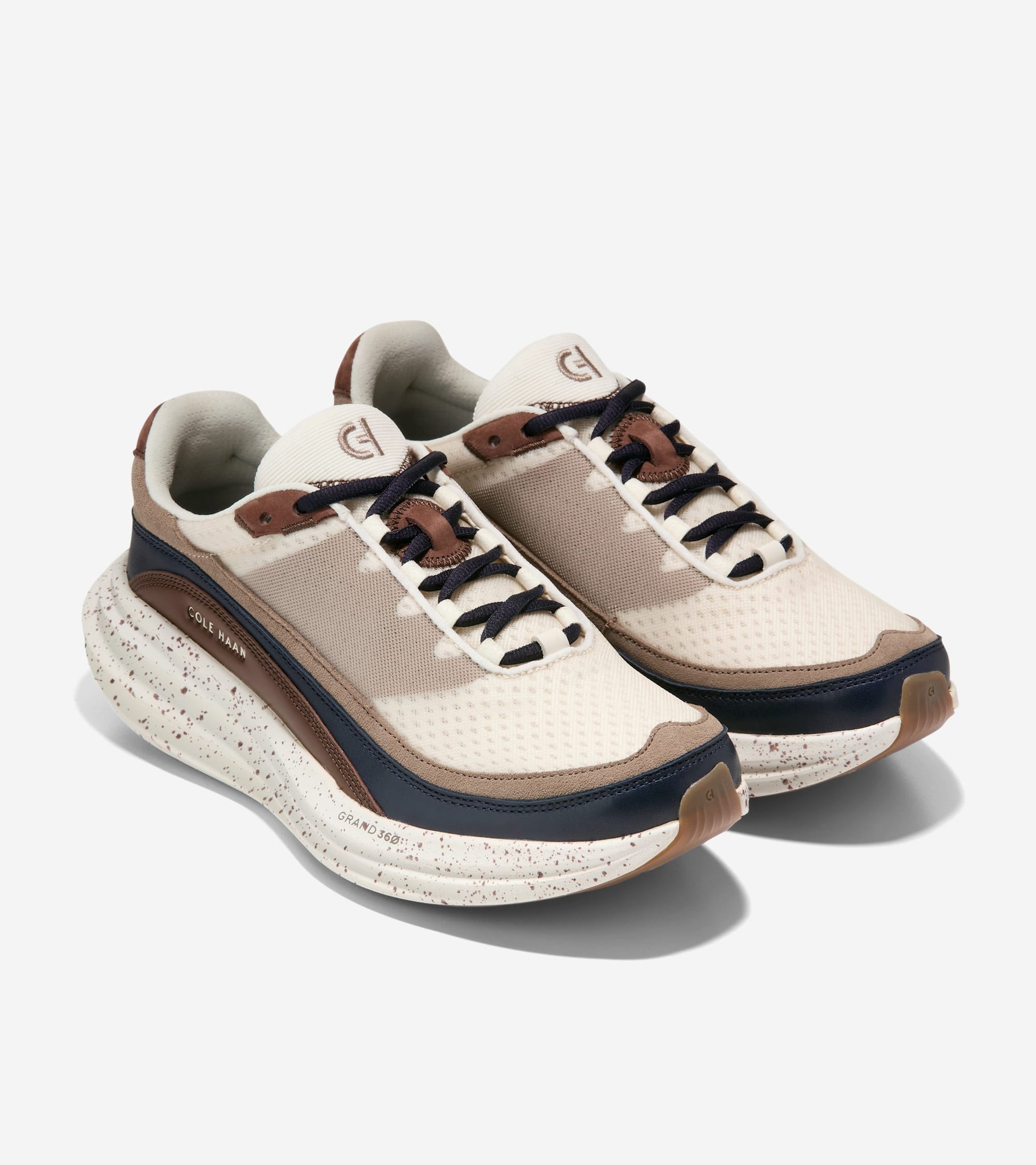 C46071:IVORY / NAVY BLAZER / CH CHESTNUT