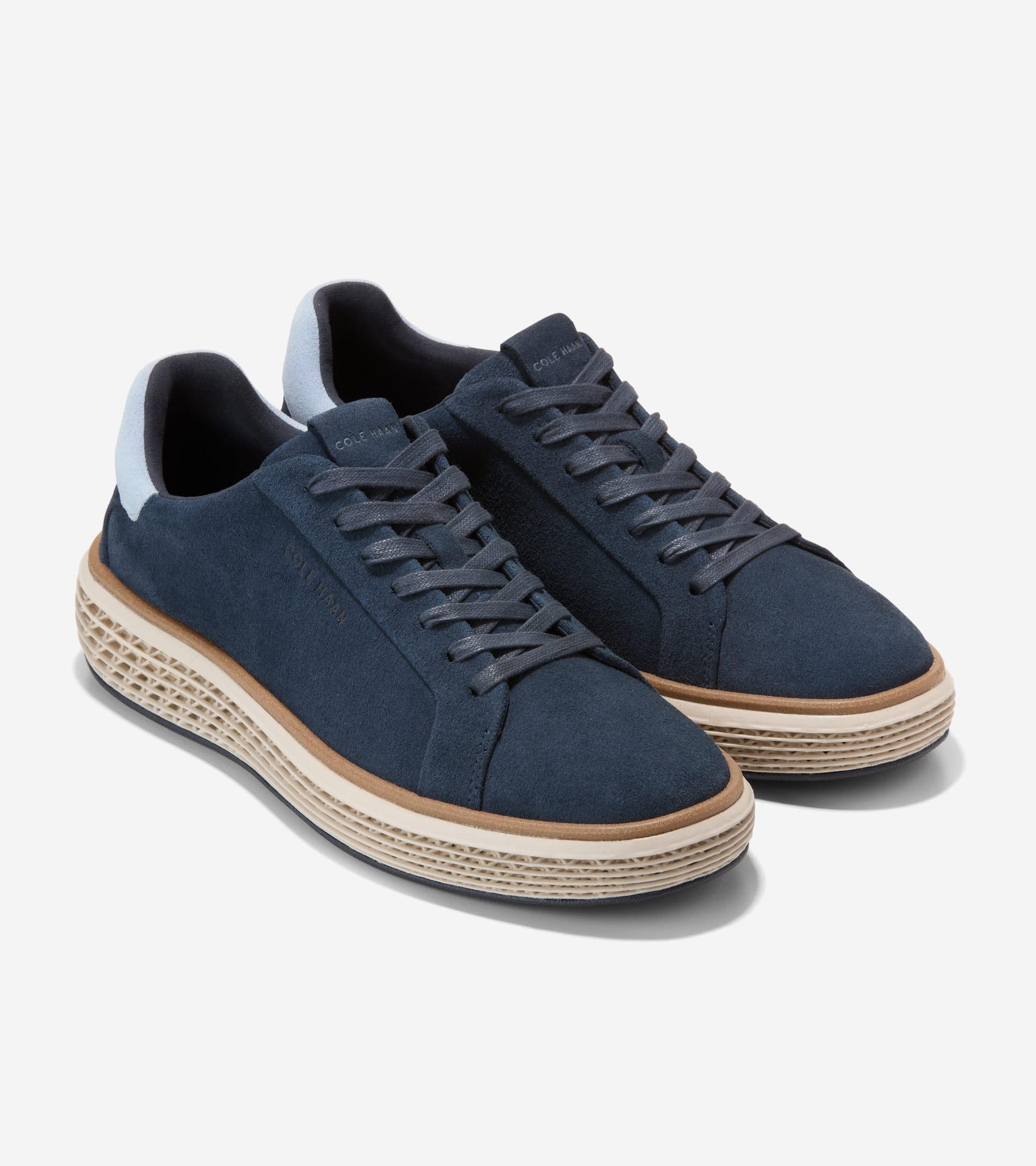 C44690:NAVY BLAZER SUEDE / BLUE BLIZZARD / PUMICE STONE