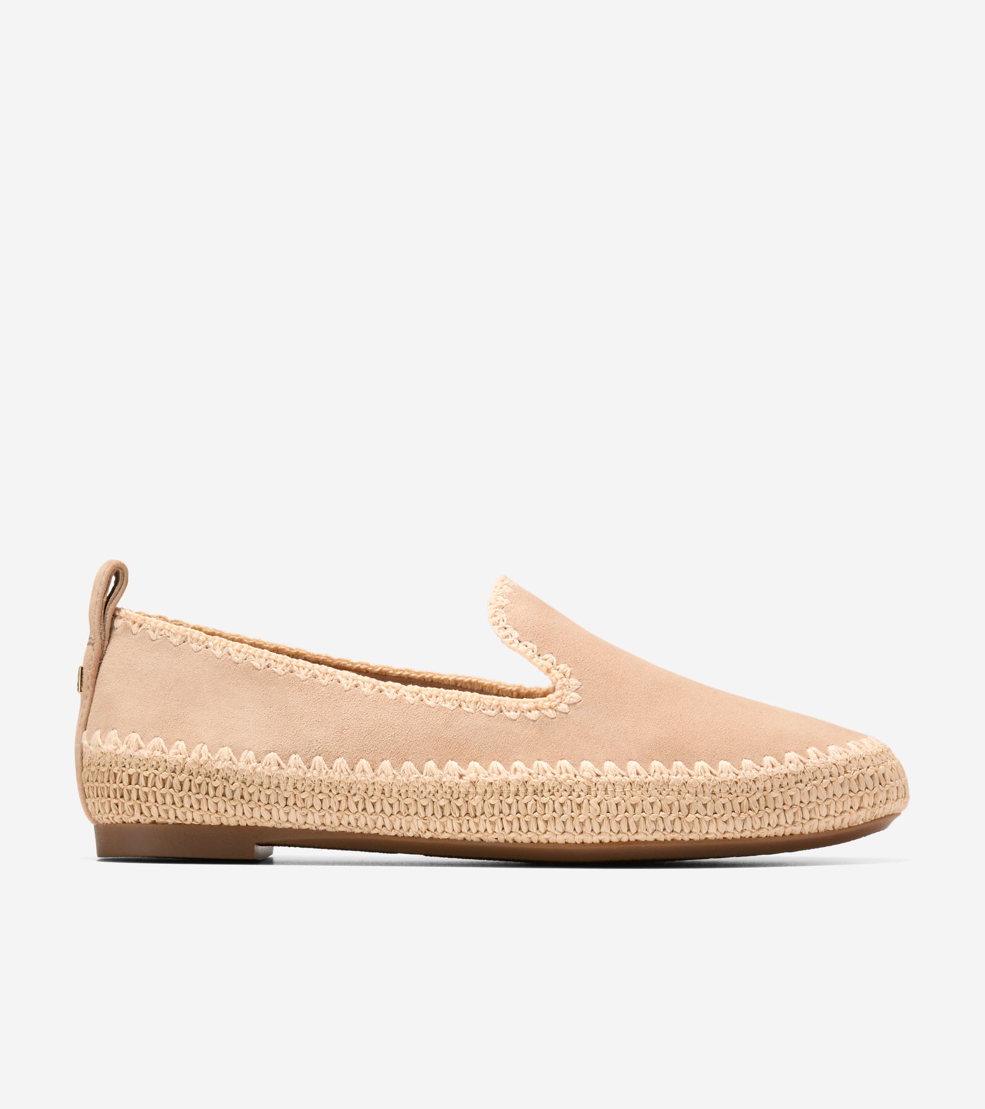 W34589:CH TUSCAN SAND SUEDE / RAFFIA