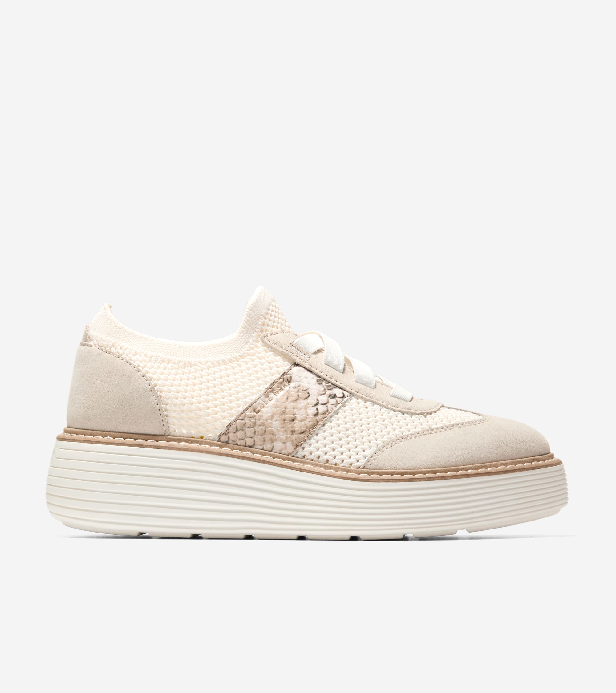 W35603:SAND DOLLAR SDE/MOJAVE SNAKE PRINT LTHR