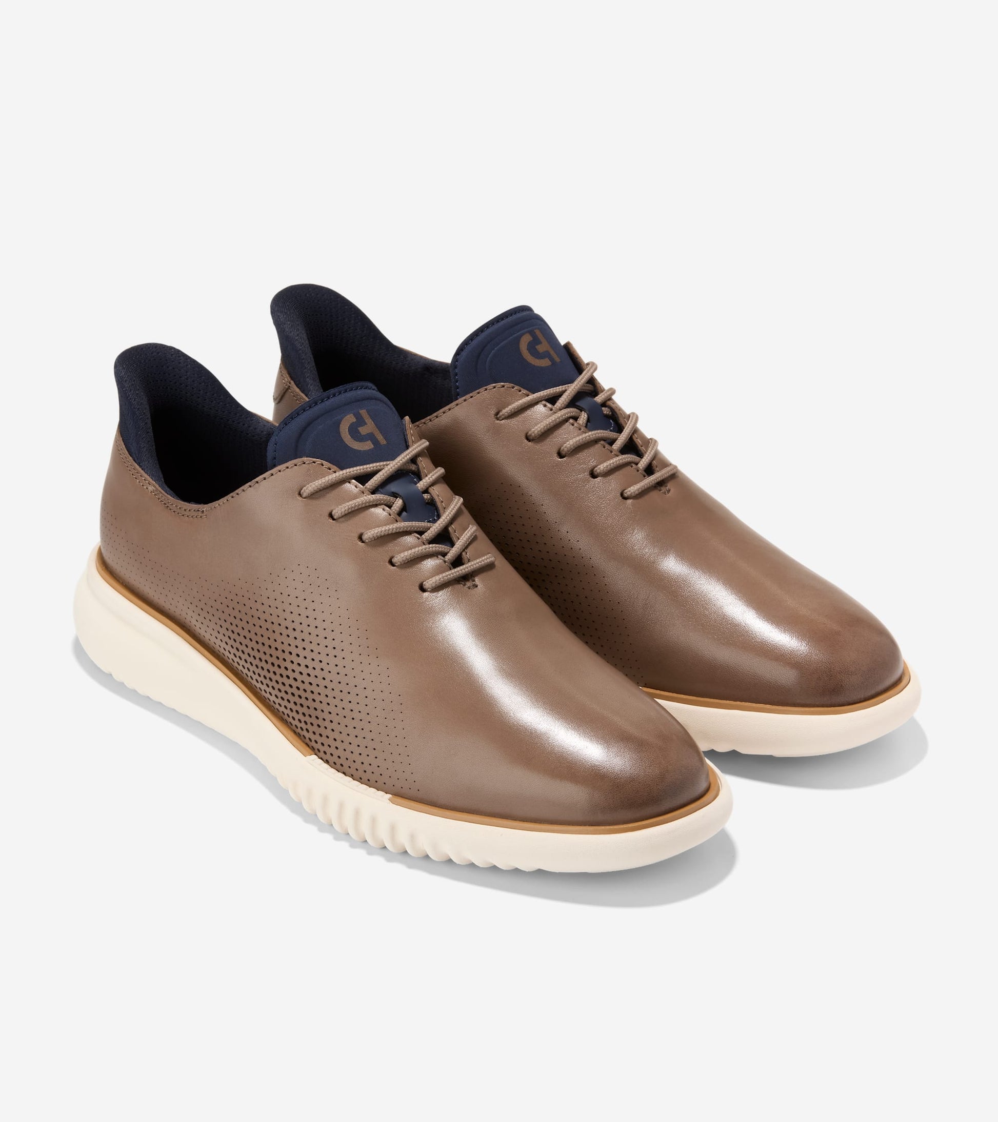 C43302:CH LIGHT WHISKEY / NAVY BLAZER / IVORY