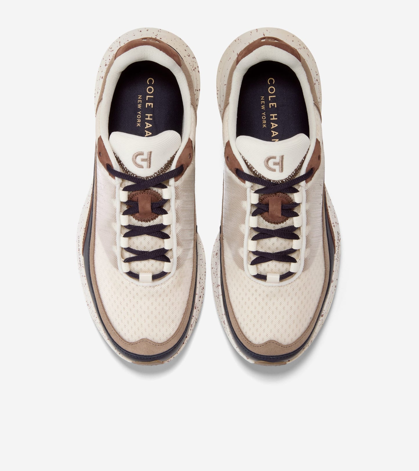 C46071:IVORY / NAVY BLAZER / CH CHESTNUT