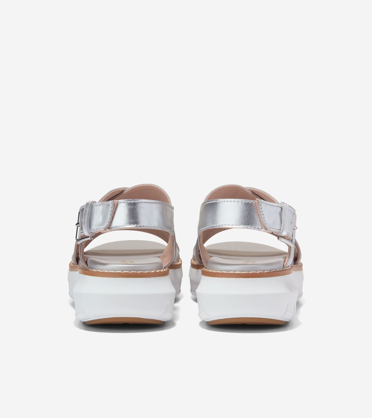 W36550:SILVER METALLIC LEATHER