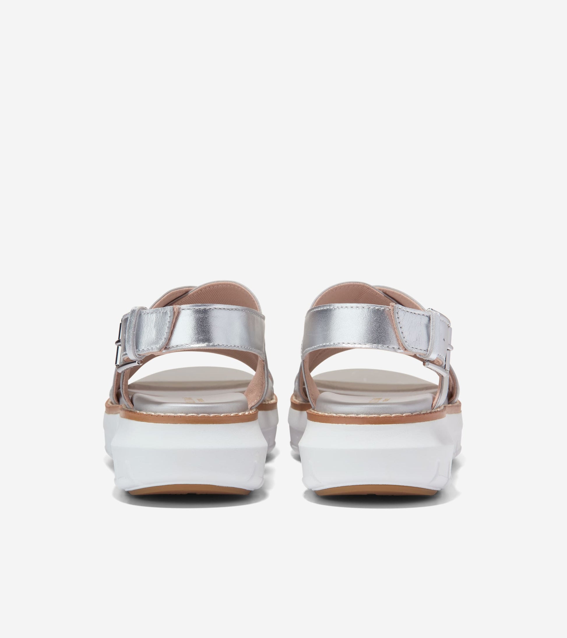W36550:SILVER METALLIC LEATHER