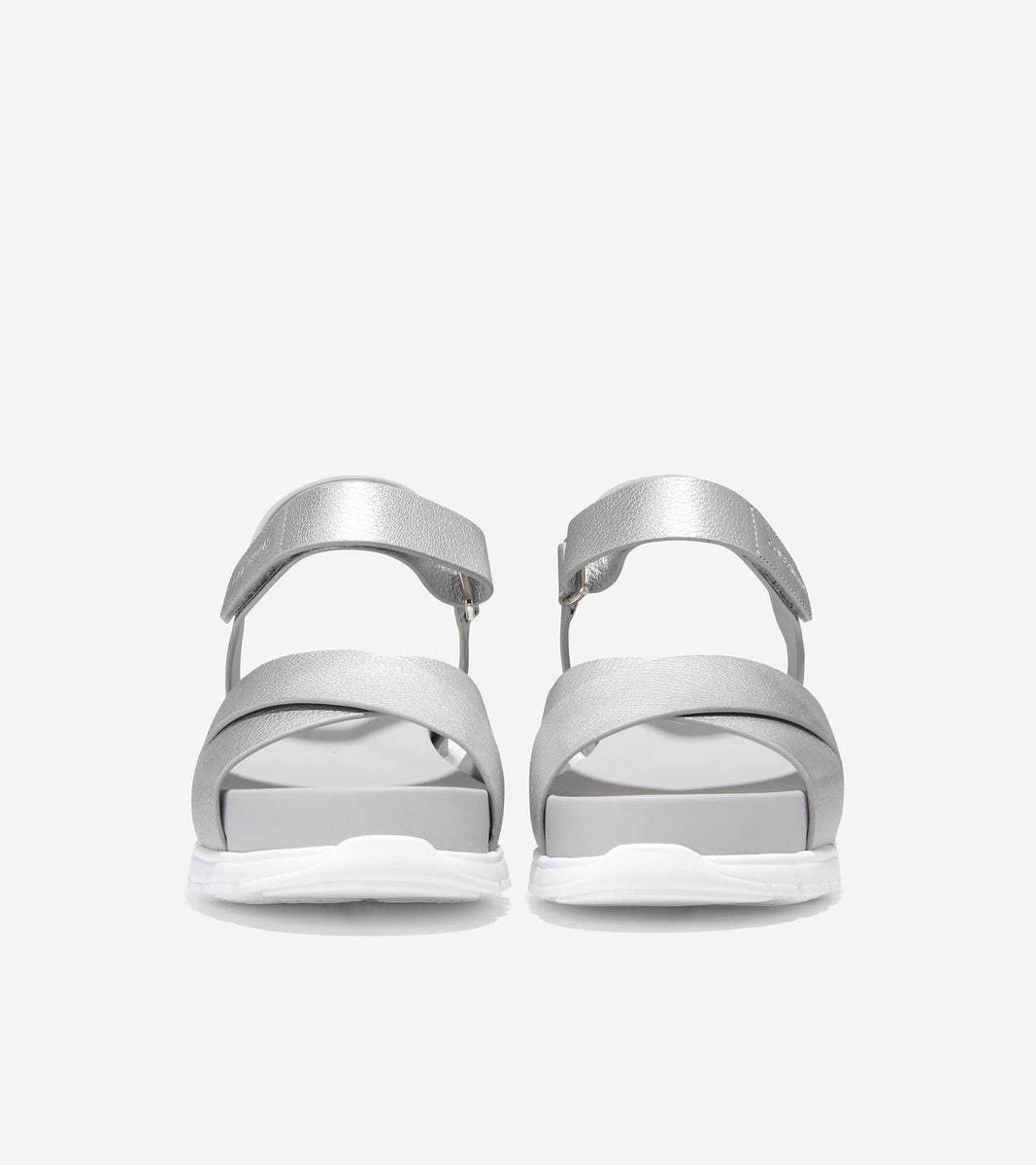 W24380:SILVER LTHR/ MICROCHIP FB/ WHT MIDSOLE