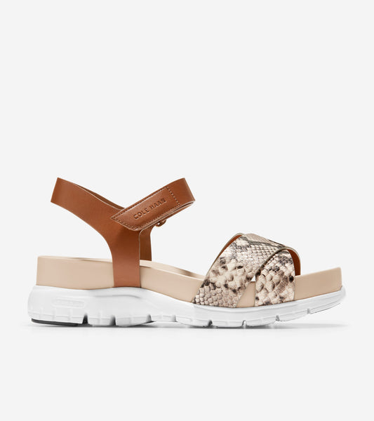 W24378:SOHO SNAKE/ CH HONEY LTHR STRAP/ CH OAT FB/ WHT MIDSOLE